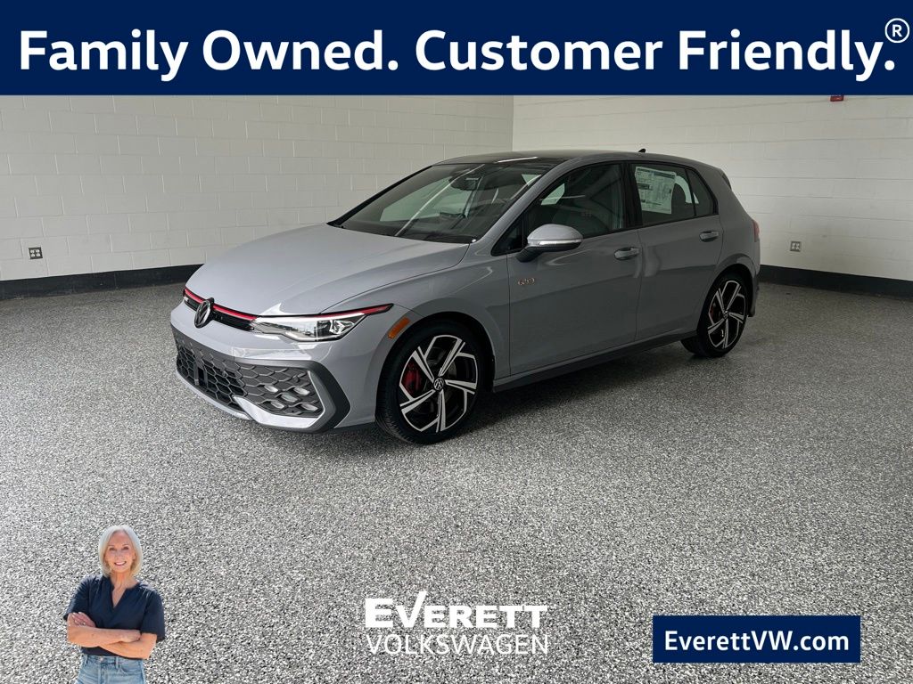 Moonstone Gray 2026 Volkswagen Golf GTI Hatchback Front-Wheel Drive 7-Speed Dual Clutch