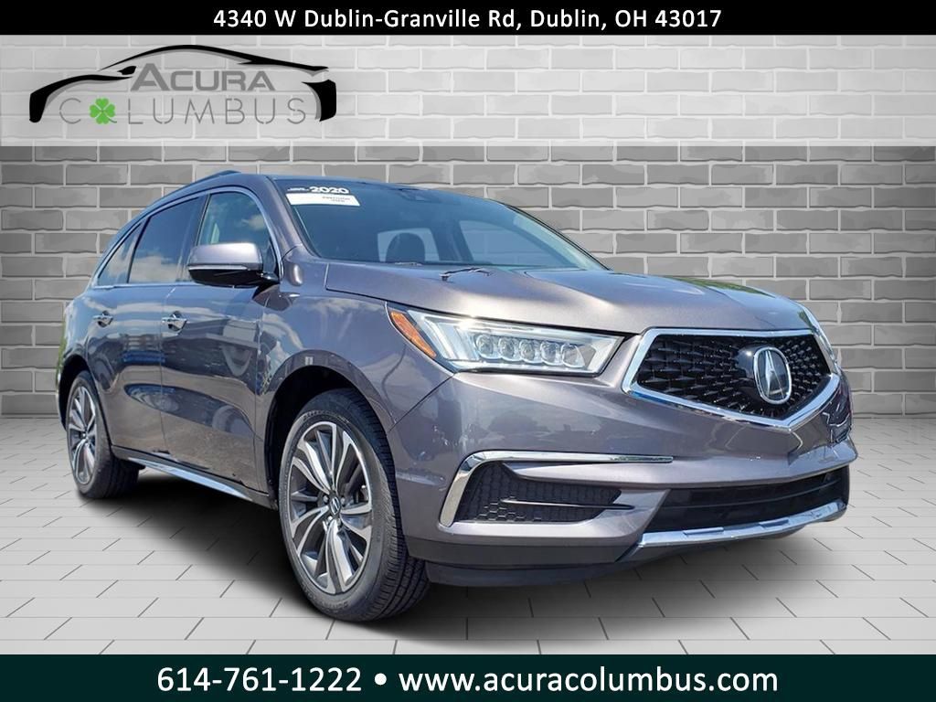 Gray (Modern Steel Metallic) 2020 Acura MDX SUV / Crossover All-Wheel Drive 9-Speed Automatic