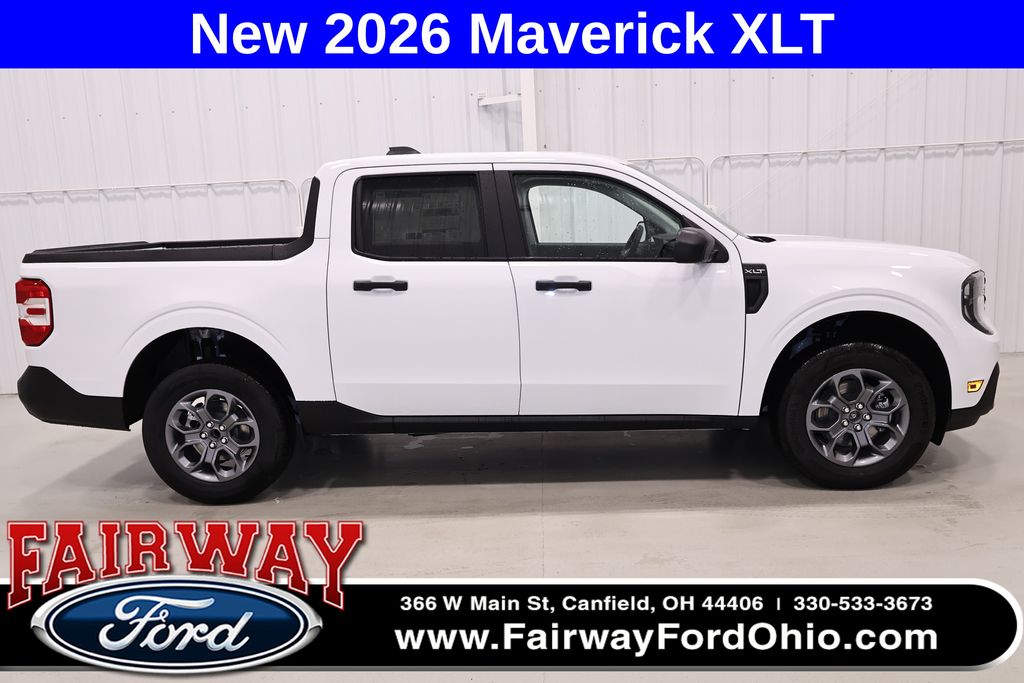 Oxford White 2026 Ford Maverick Pickup Truck Front-Wheel Drive 8-Speed Automatic