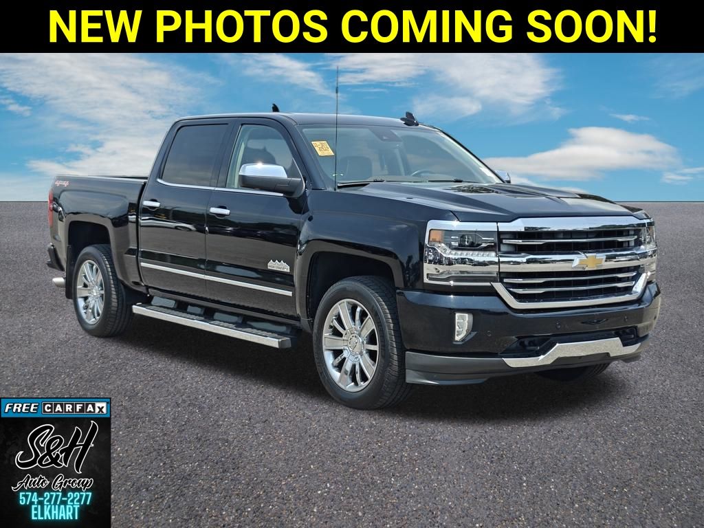 Black 2016 Chevrolet Silverado 1500 Pickup Truck Four-Wheel Drive 8-Speed Automatic Overdrive