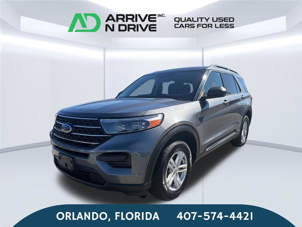 Carbonized Gray Metallic 2021 Ford Explorer SUV / Crossover All-Wheel Drive Automatic