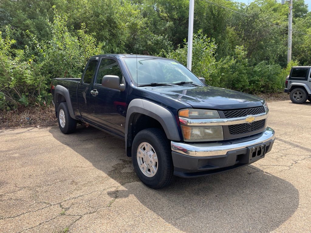 Imperial Blue Metallic 2007 Chevrolet Colorado Pickup Truck Rear-Wheel Drive 4-Speed Automatic Overdrive