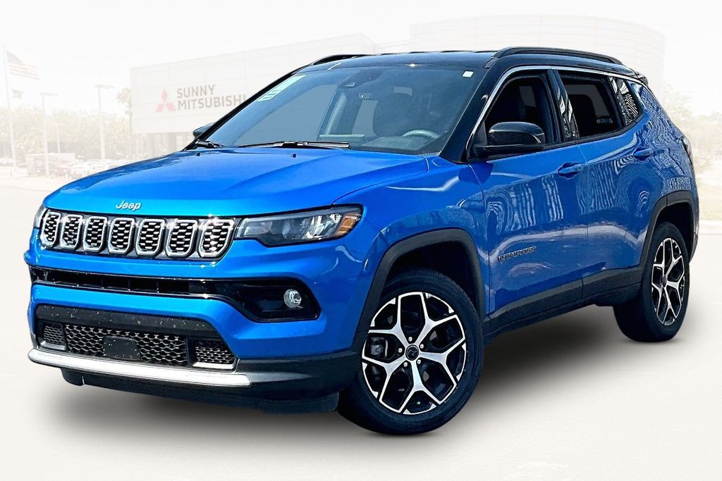 Hydro Blue Pearlcoat 2025 Jeep Compass Limited 4WD SUV / Crossover Four-Wheel Drive 8-Speed Automatic