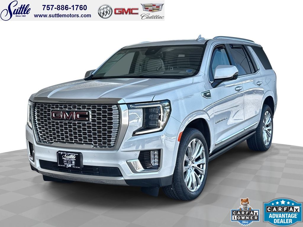 White Frost Tricoat 2023 GMC Yukon SUV / Crossover Four-Wheel Drive