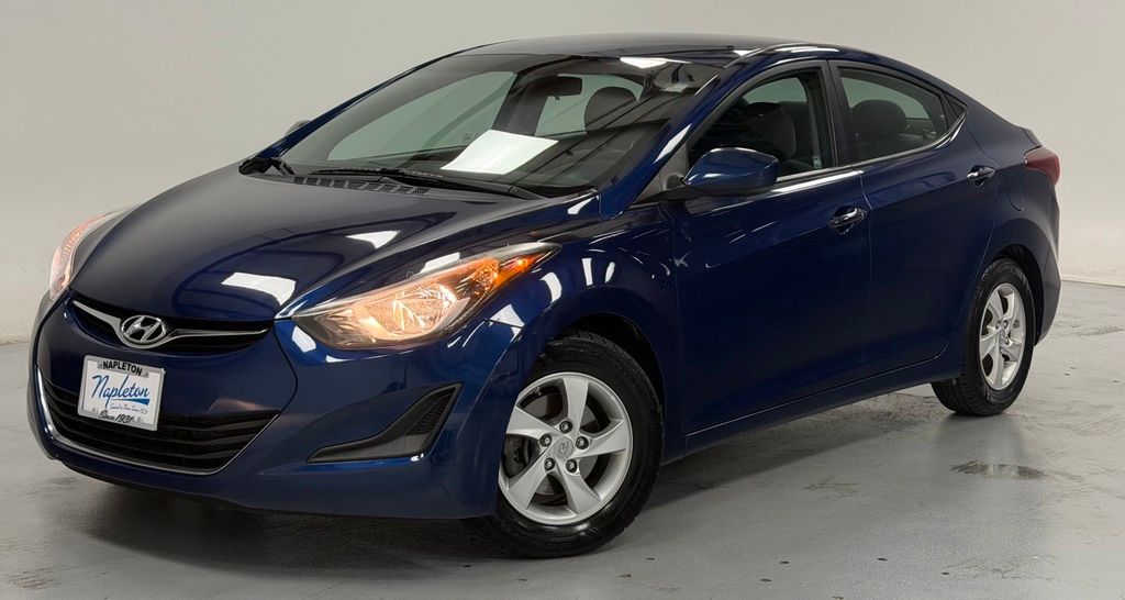 Lakeside Blue 2015 Hyundai Elantra Sedan Front-Wheel Drive 6-Speed Automatic