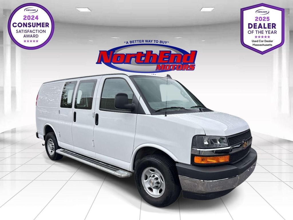 Summit White 2024 Chevrolet Express Cargo Van Rear-Wheel Drive 8-Speed Automatic Overdrive