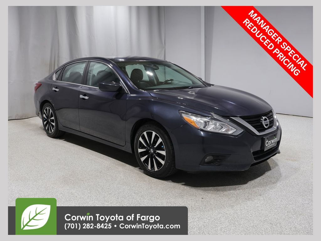 Storm Blue 2018 Nissan Altima Sedan Front-Wheel Drive Continuously Variable Transmission