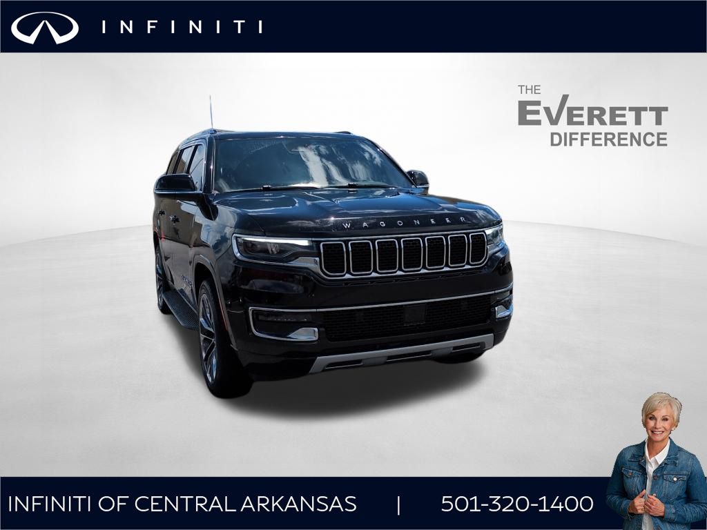 Diamond Black Crystal Pearlcoat 2023 Jeep Wagoneer SUV / Crossover Four-Wheel Drive 8-Speed Automatic