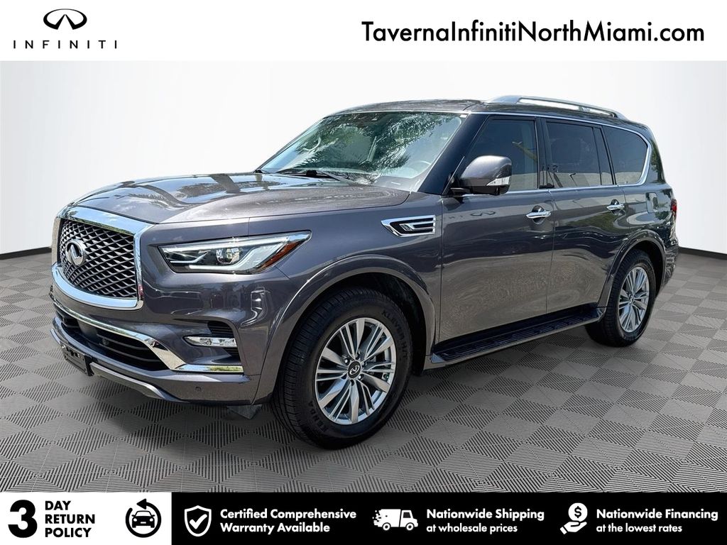 Anthracite Gray 2024 INFINITI QX80 SUV / Crossover Rear-Wheel Drive 7-Speed Automatic