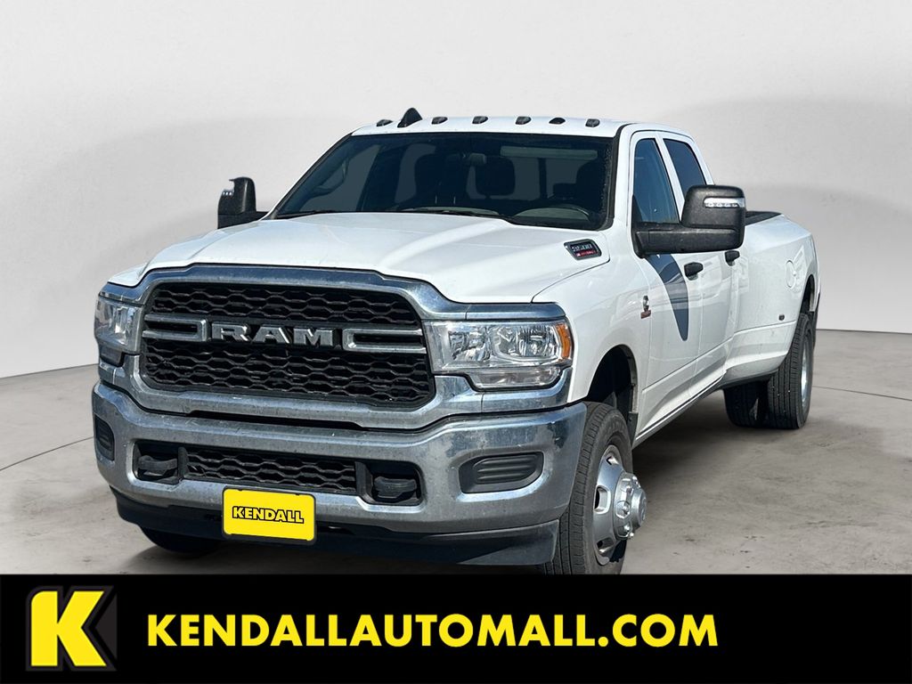 Bright White Clearcoat 2023 RAM 3500 Pickup Truck Four-Wheel Drive 6-Speed Automatic