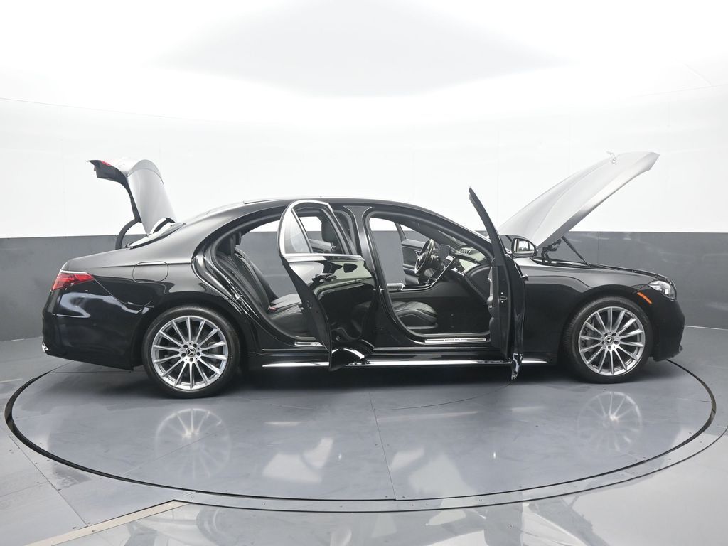 Used 2021 Obsidian Black/designo Diamon White Mercedes-Benz S 580 image 83