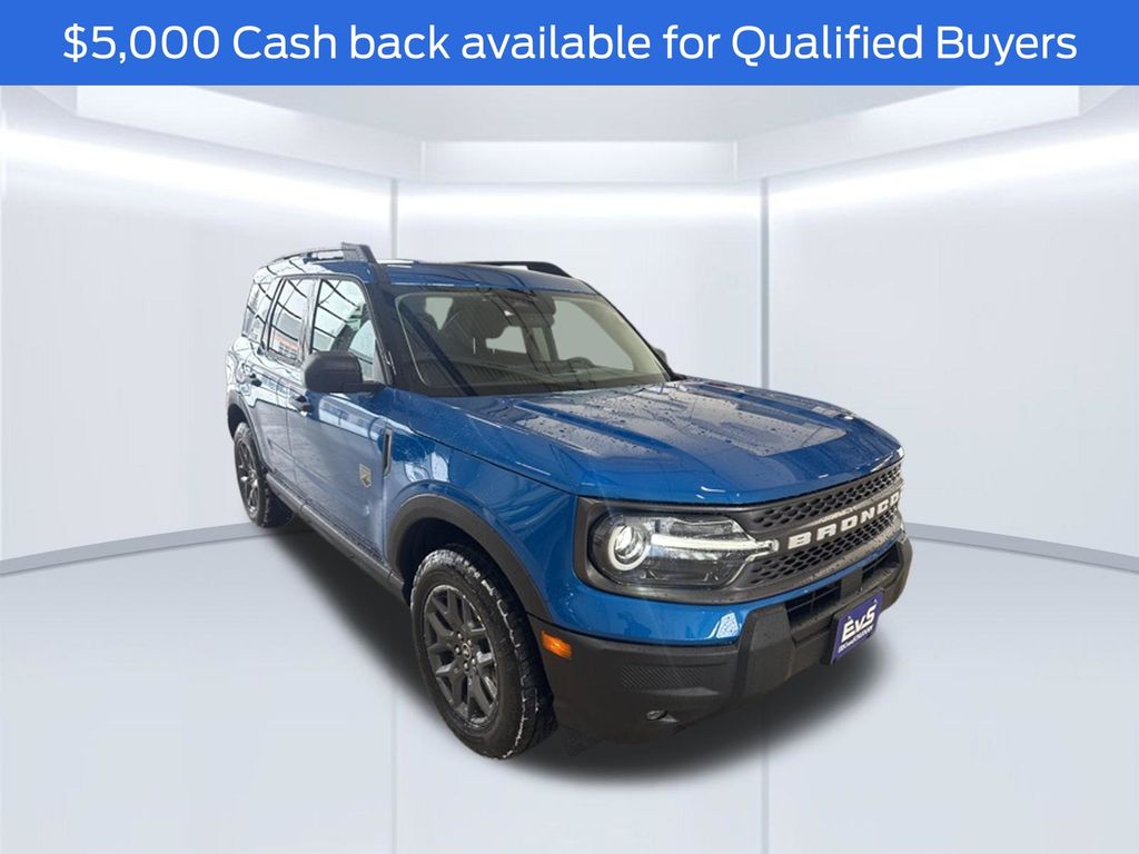 Velocity Blue Metallic 2025 Ford Bronco Sport SUV / Crossover All-Wheel Drive 8-Speed Automatic