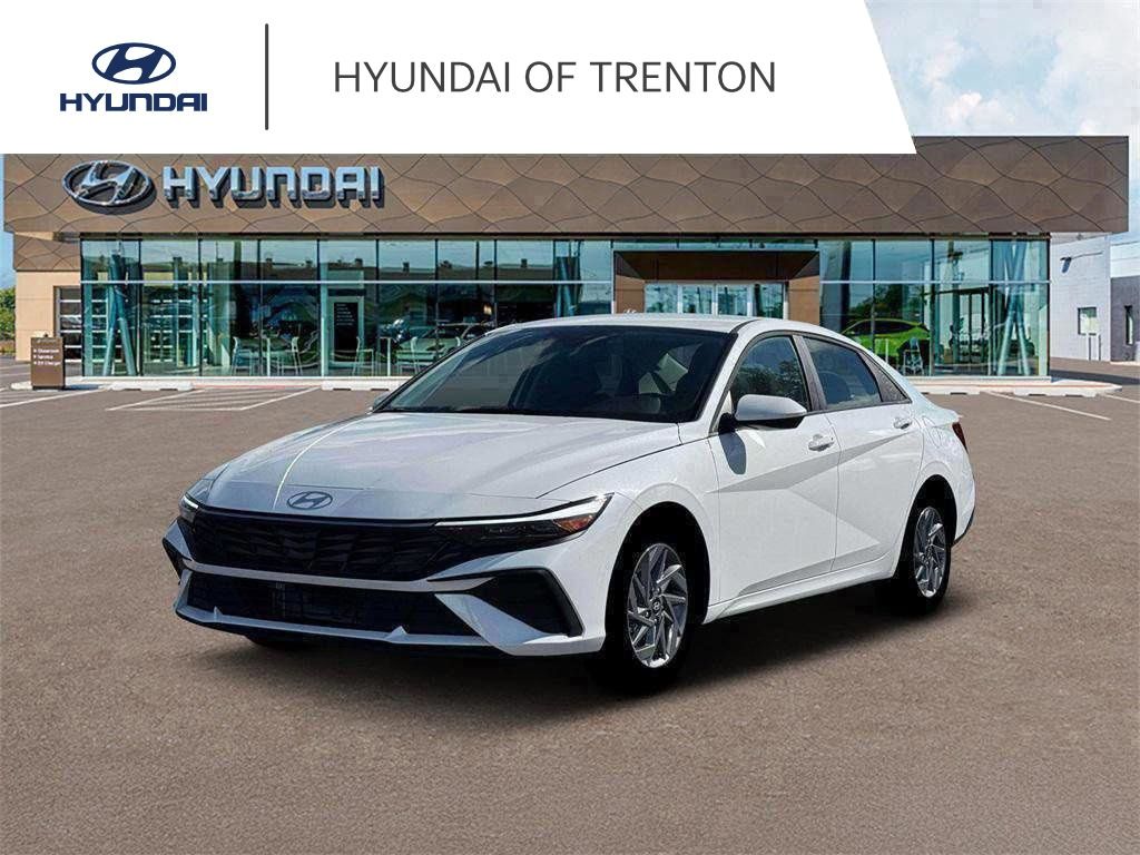 Serenity White 2026 Hyundai Elantra Hybrid Blue FWD Sedan Front-Wheel Drive 6-Speed Dual Clutch