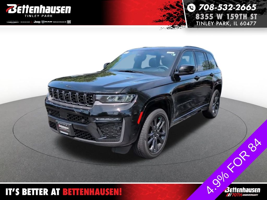 Diamond Black 2026 Jeep Grand Cherokee SUV / Crossover Four-Wheel Drive 8-Speed Automatic