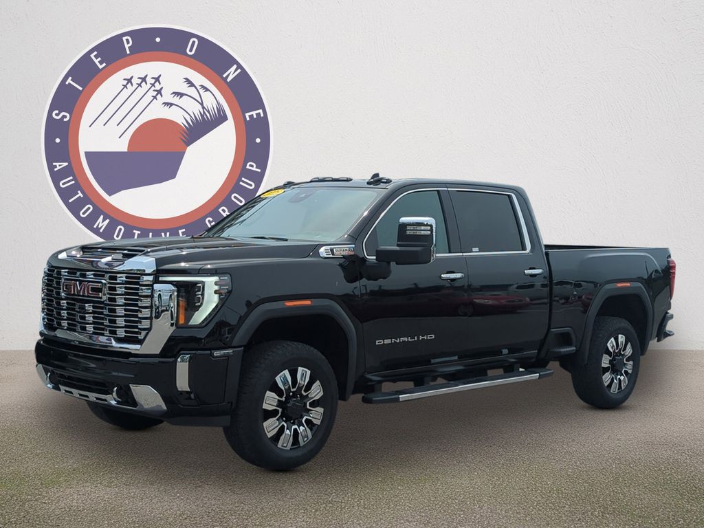 Onyx Black 2025 GMC Sierra 2500HD Pickup Truck Four-Wheel Drive Automatic