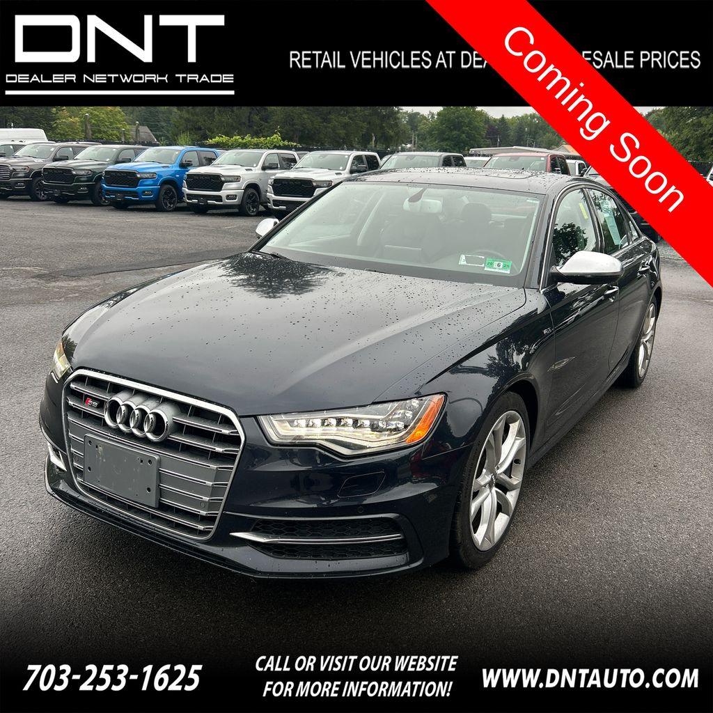 Moonlight Blue 2014 Audi S6 Sedan All-Wheel Drive 7-Speed Automatic