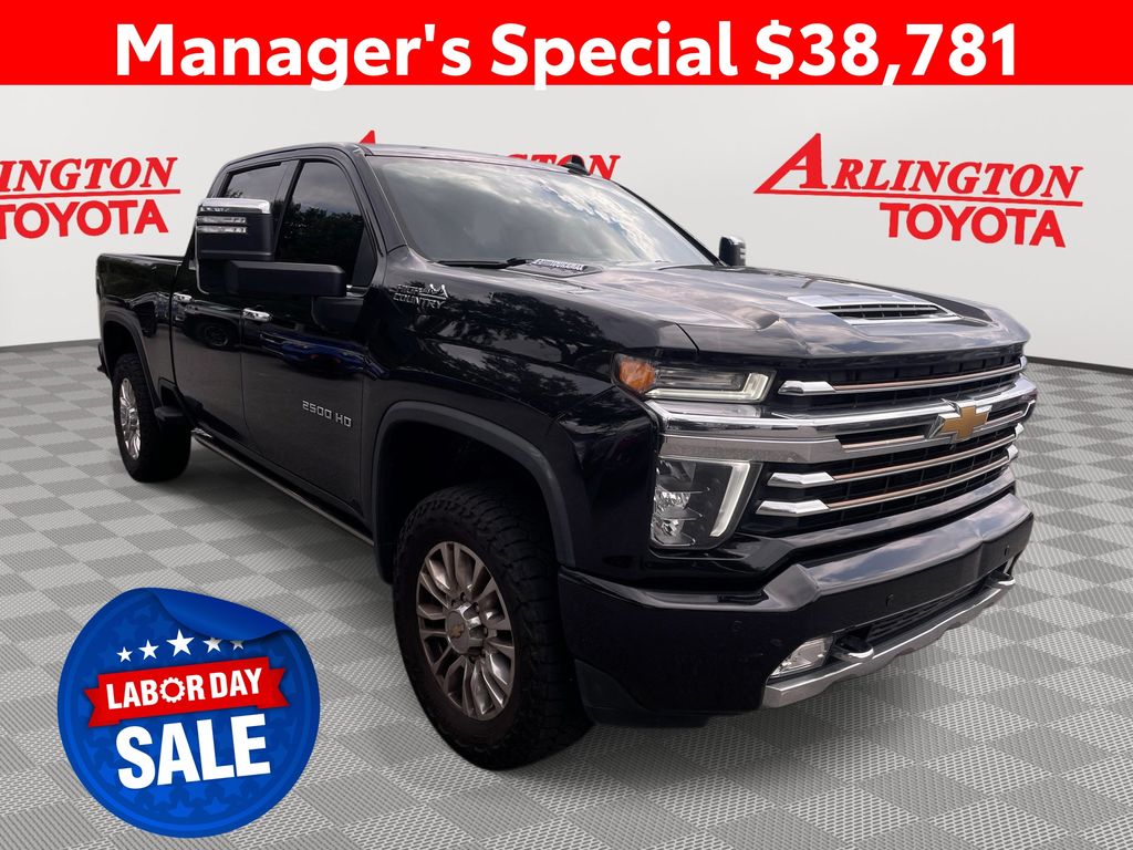 Black 2022 Chevrolet Silverado 2500HD Pickup Truck Four-Wheel Drive Automatic