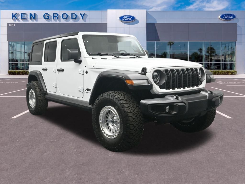 Bright White Clearcoat 2026 Jeep Wrangler SUV / Crossover Four-Wheel Drive 8-Speed Automatic