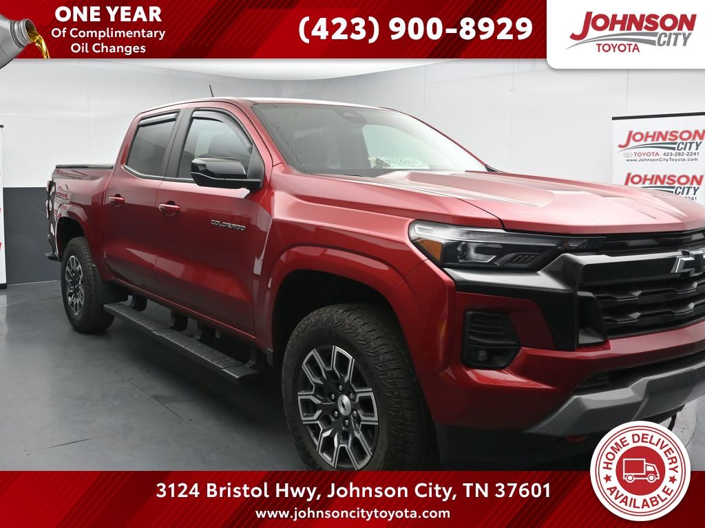 Radiant Red Tintcoat 2023 Chevrolet Colorado Pickup Truck Four-Wheel Drive 8-Speed Automatic
