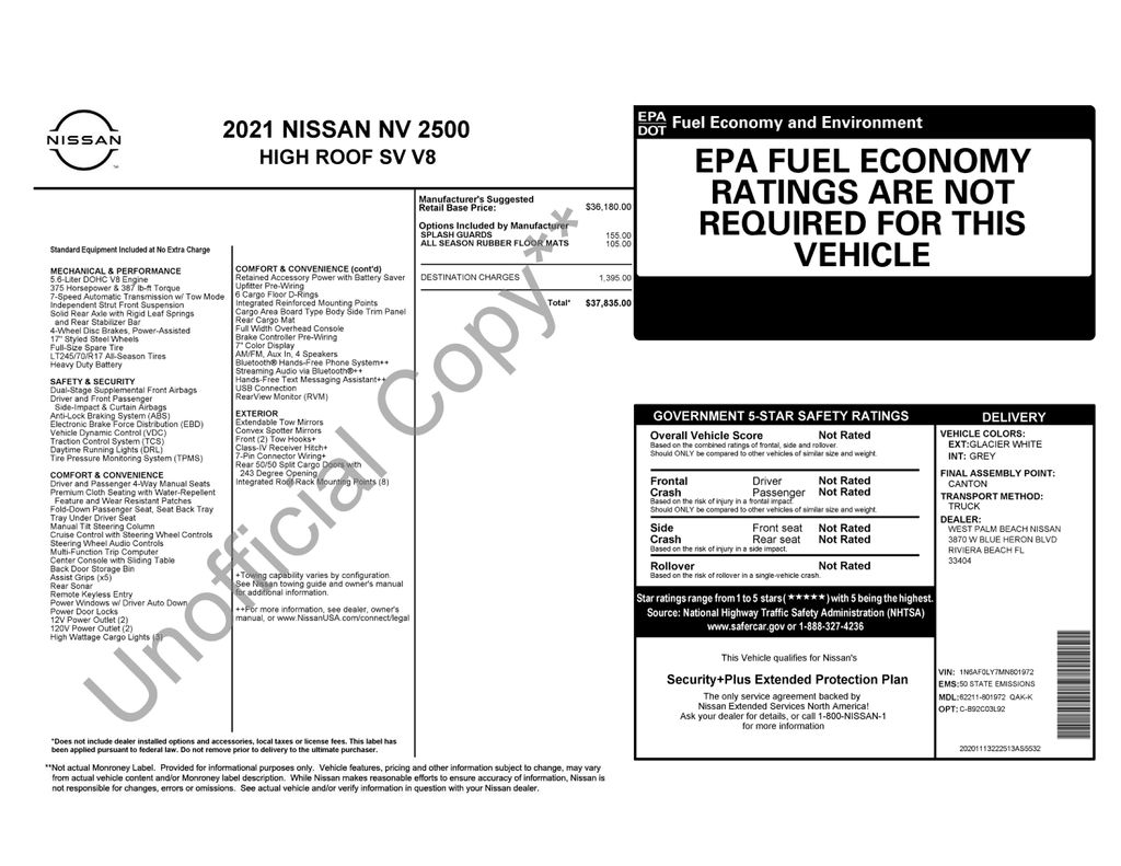 Certified Used 2021 White Nissan SV image 7
