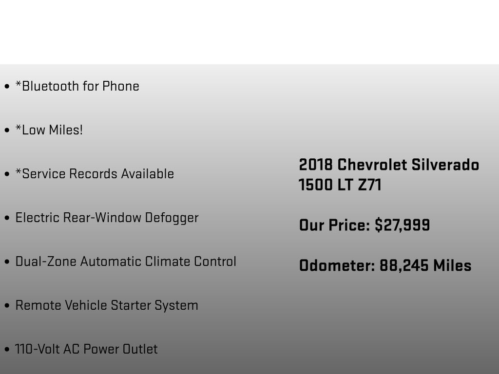 2018 Chevrolet Silverado 1500 LT Gray at Phil Fitts Ford
