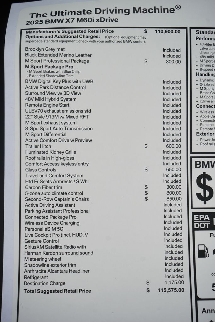 2025 BMW X7 M60i 9