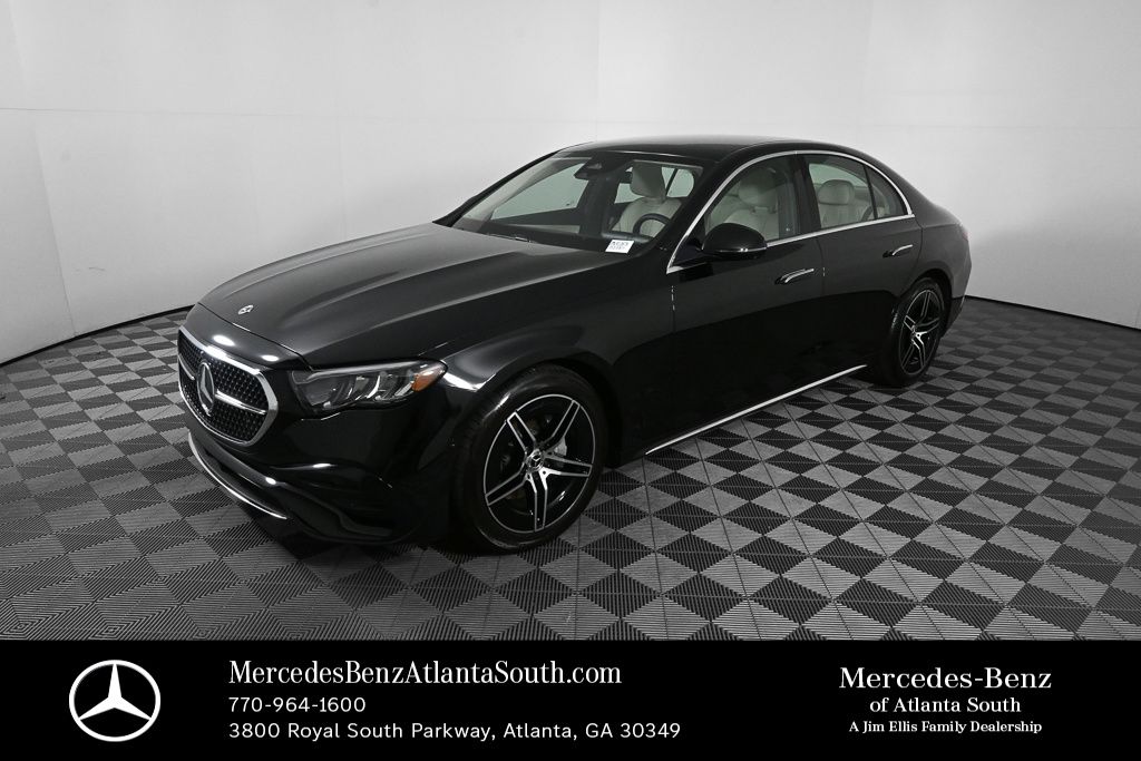 Black 2025 Mercedes-Benz E-Class E 350 RWD Sedan Rear-Wheel Drive 9-Speed Automatic