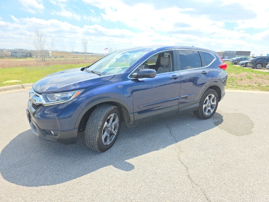 Black (Obsidian Blue Pearl) 2018 Honda CR-V EX-L AWD SUV / Crossover All-Wheel Drive Continuously Variable Transmission