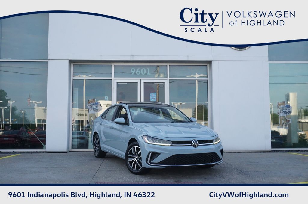 Monument Gray 2025 Volkswagen Jetta Sedan Front-Wheel Drive 8-Speed Automatic