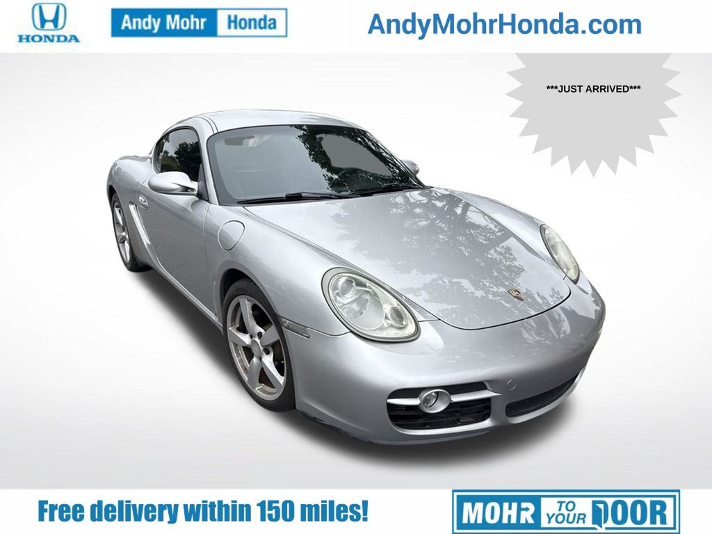 Arctic Silver Metallic 2008 Porsche Cayman Coupe Rear-Wheel Drive 6-Speed Manual Overdrive