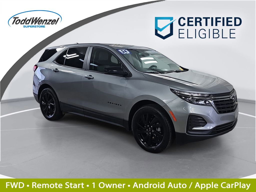 Sterling Gray Metallic 2024 Chevrolet Equinox SUV / Crossover Front-Wheel Drive 6-Speed Automatic Overdrive