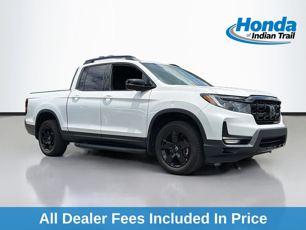 Platinum White Pearl 2024 Honda Ridgeline Black Edition AWD Pickup Truck All-Wheel Drive 9-Speed Automatic
