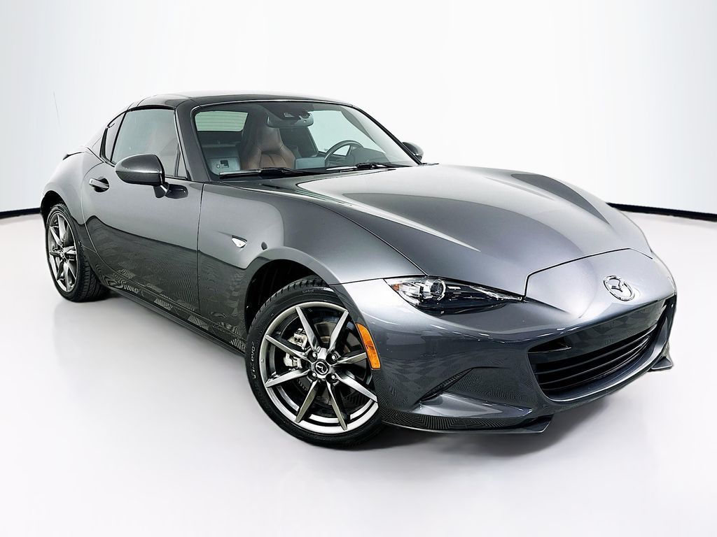 Machine Gray Metallic 2023 Mazda MX-5 Miata RF Grand Touring RWD Convertible Rear-Wheel Drive 6-Speed Automatic
