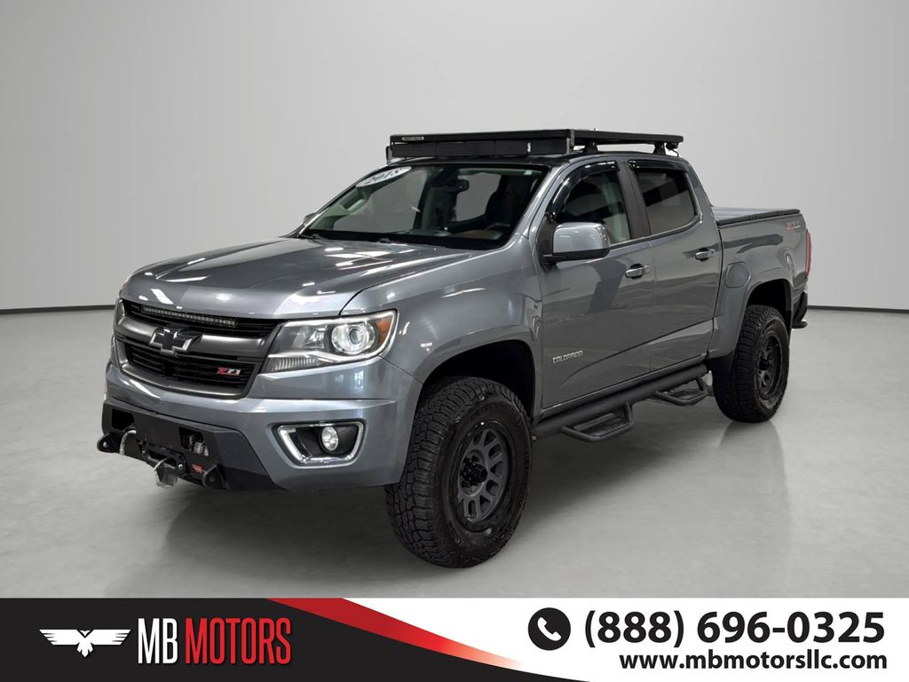 Gray 2018 Chevrolet Colorado Pickup Truck Four-Wheel Drive 8-Speed Automatic