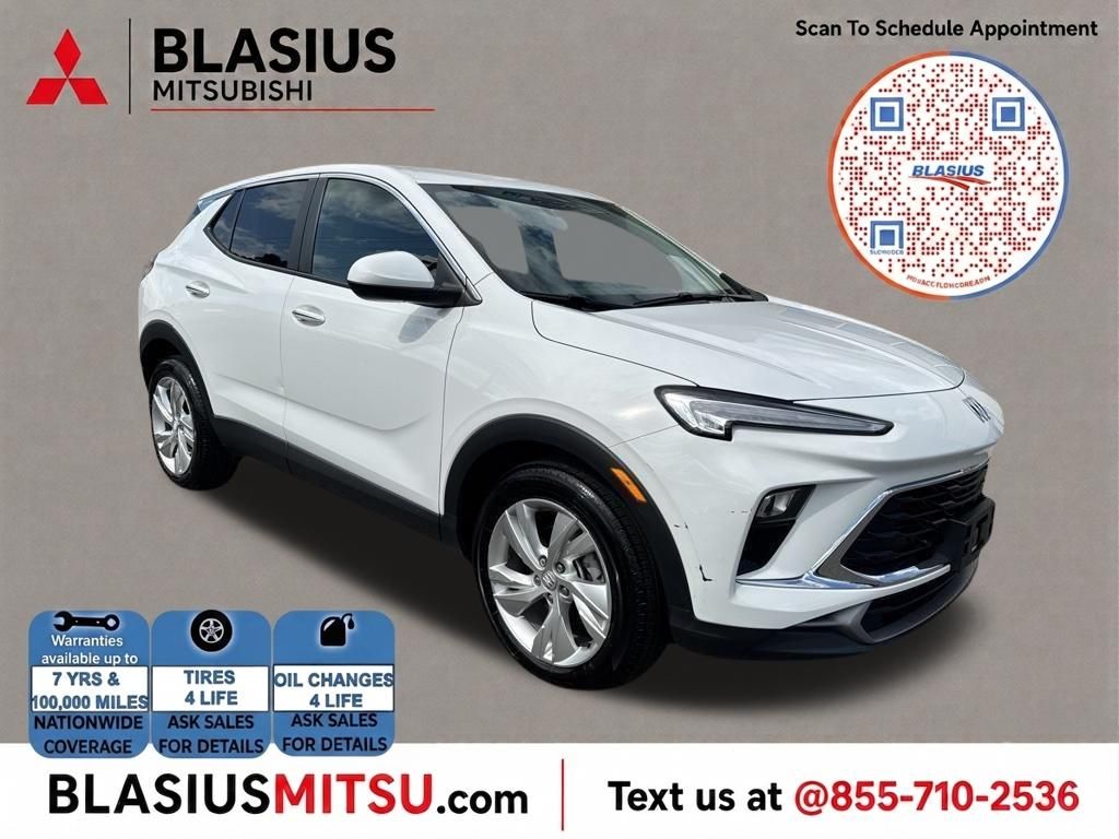 Summit White 2024 Buick Encore GX SUV / Crossover Front-Wheel Drive Continuously Variable Transmission