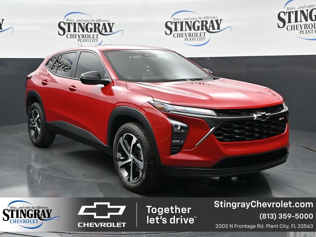 Apex Red 2026 Chevrolet Trax RS with 1RS FWD SUV / Crossover Front-Wheel Drive 6-Speed Automatic