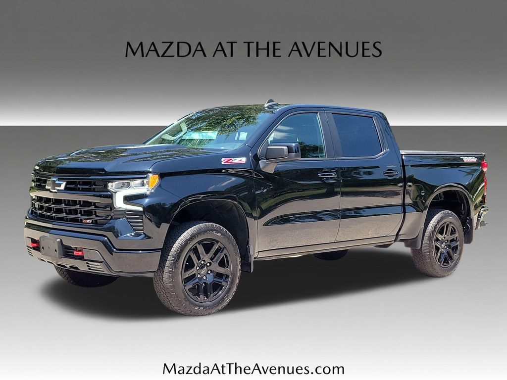 Black 2022 Chevrolet Silverado 1500 Pickup Truck Four-Wheel Drive 8-Speed Automatic