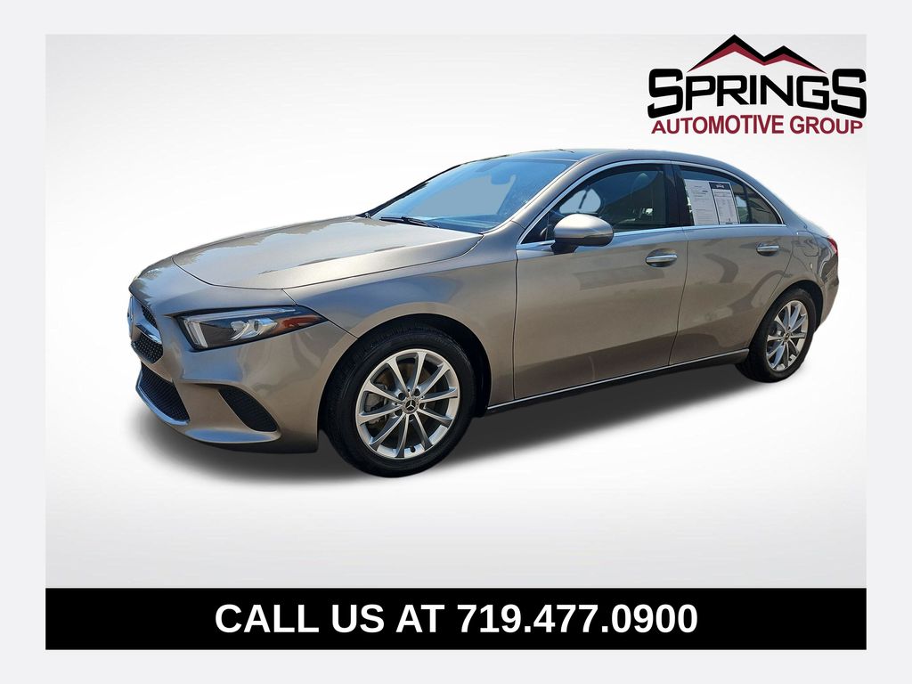 Gray 2019 Mercedes-Benz A-Class Sedan All-Wheel Drive 7-Speed Automatic