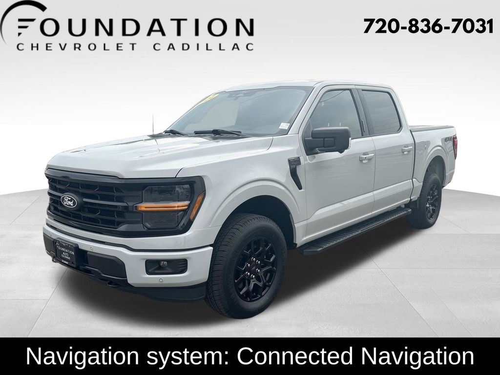 Avalanche Gray 2024 Ford F-150 Pickup Truck Four-Wheel Drive Automatic