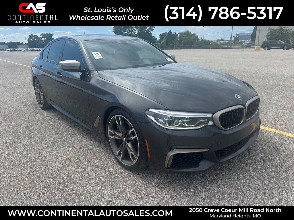 Gray (Dark Graphite Metallic) 2020 BMW 5 Series Sedan All-Wheel Drive 8-Speed Automatic