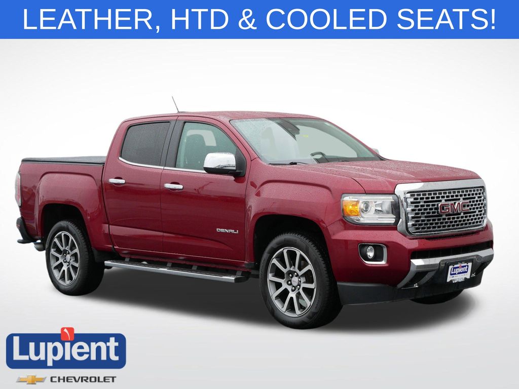 Red Quartz Tintcoat 2019 GMC Canyon Pickup Truck Four-Wheel Drive 8-Speed Automatic