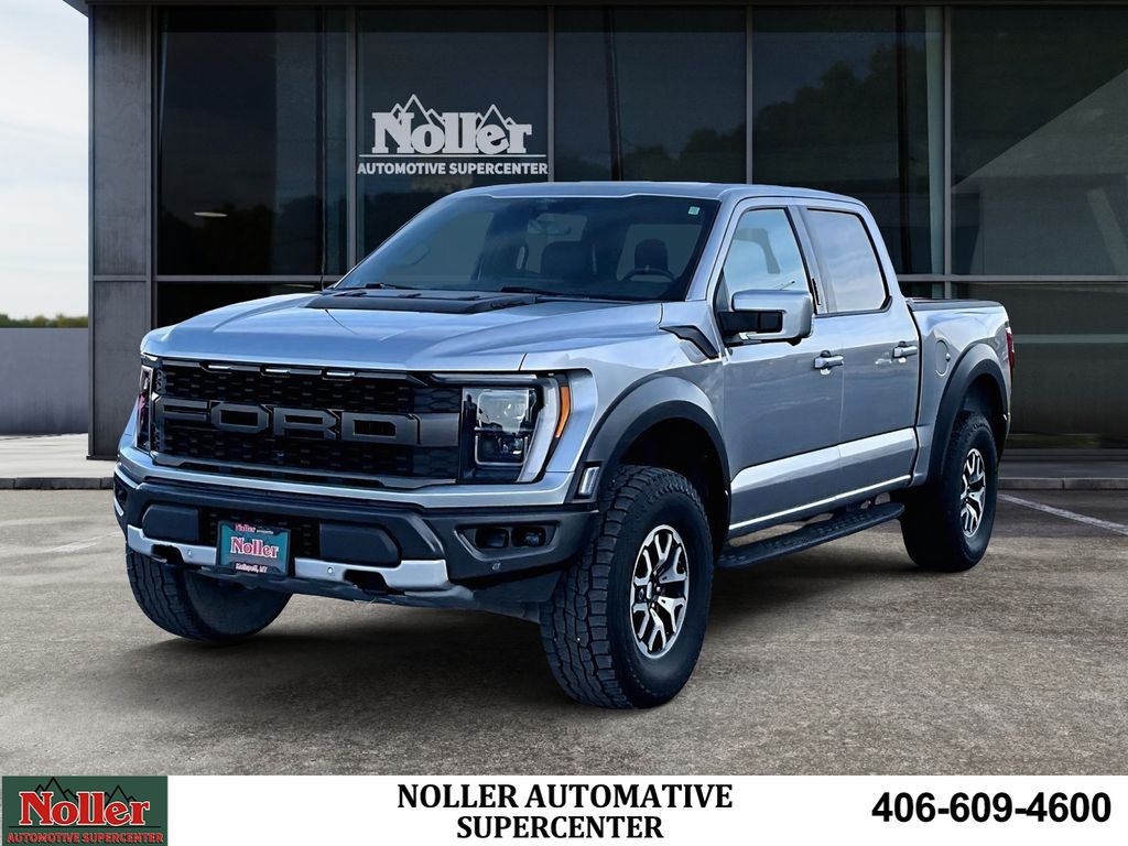 Iconic Silver Metallic 2021 Ford F-150 Raptor SuperCrew 4WD Pickup Truck Four-Wheel Drive Automatic