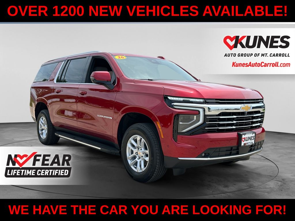 Radiant Red Tintcoat 2026 Chevrolet Suburban SUV / Crossover Four-Wheel Drive 