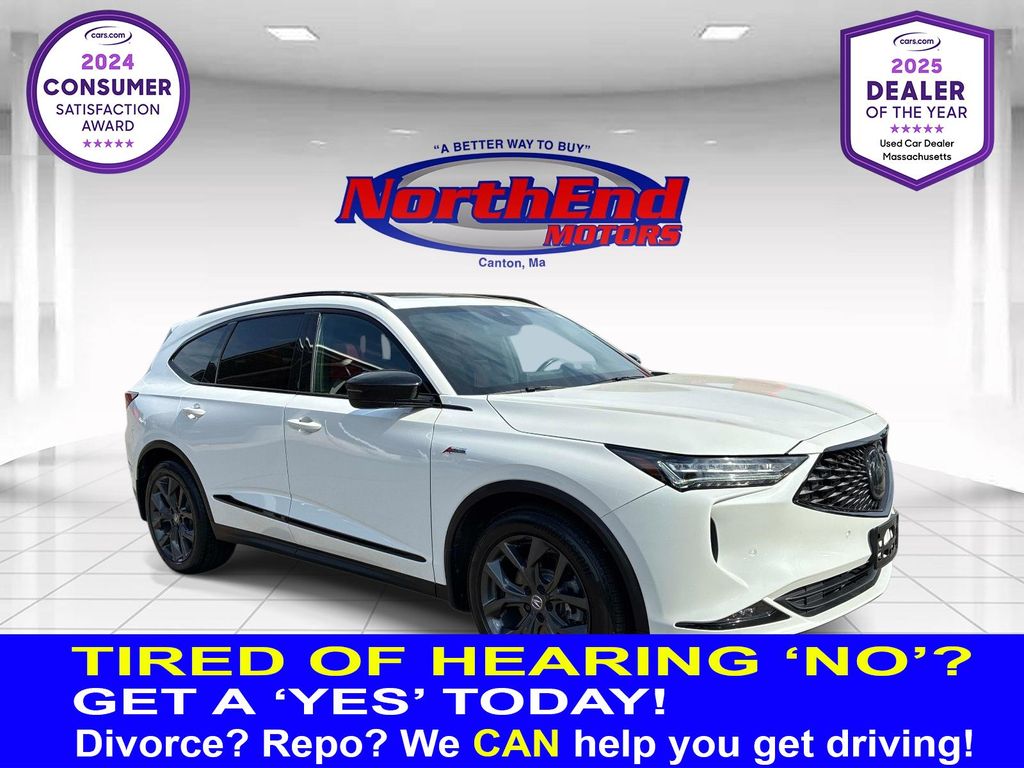 White 2022 Acura MDX SH-AWD with A-SPEC Package SUV / Crossover All-Wheel Drive Automatic