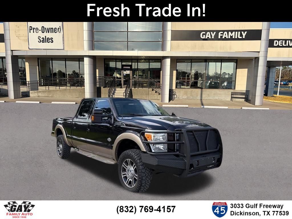 Brown Metallic 2013 Ford F-250 Super Duty King Ranch Crew Cab 4WD Pickup Truck Four-Wheel Drive 6-Speed Automatic Overdrive