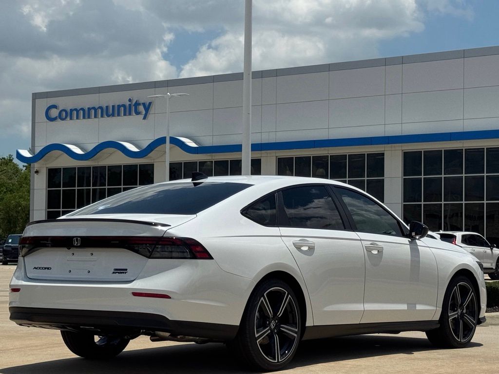 2026 Honda Accord Hybrid Sport White at Community Honda