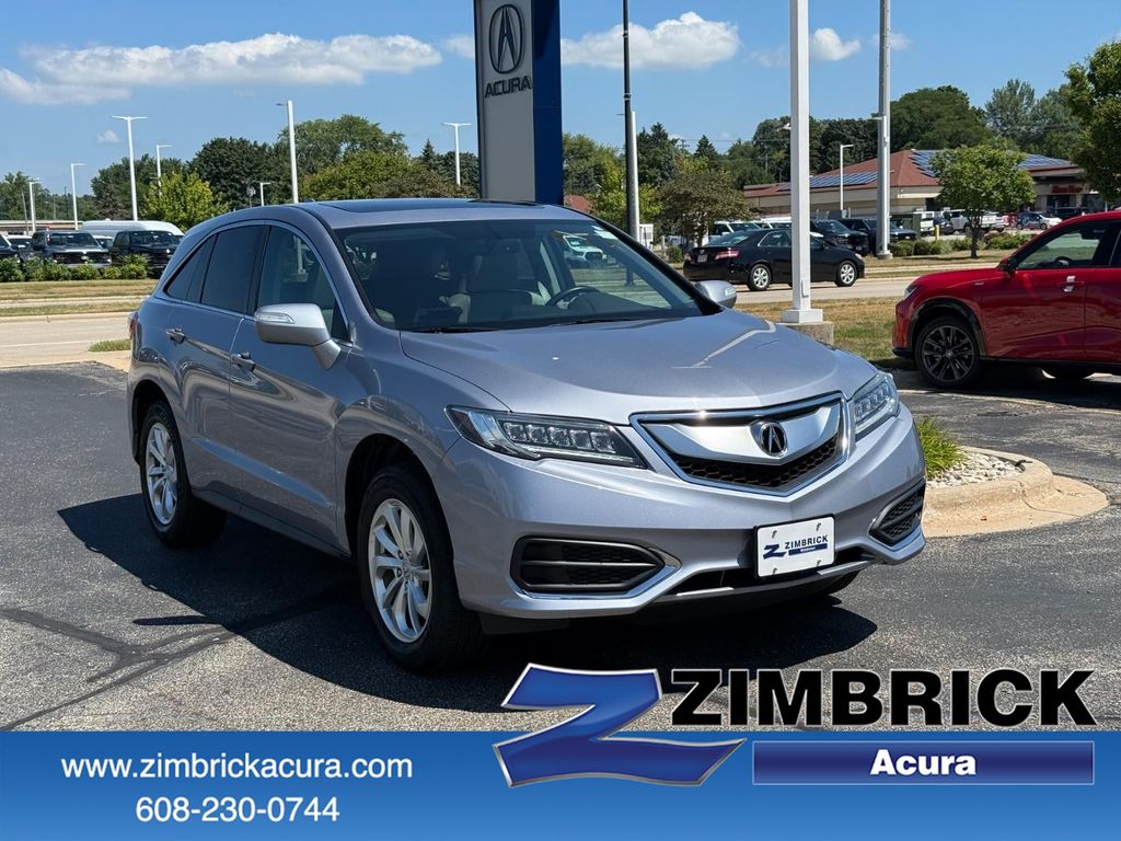 Slate Silver Metallic 2016 Acura RDX SUV / Crossover Front-Wheel Drive 6-Speed Automatic