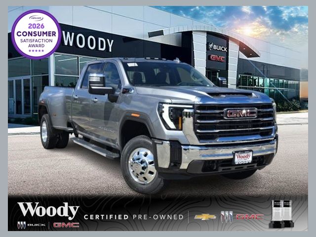 Sterling Metallic 2026 GMC Sierra 3500HD SLT Crew Cab 4WD Pickup Truck Four-Wheel Drive Automatic