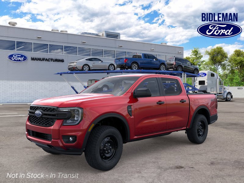 Ruby Red Metallic Tinted Clearcoat 2026 Ford Ranger Pickup Truck Four-Wheel Drive Automatic