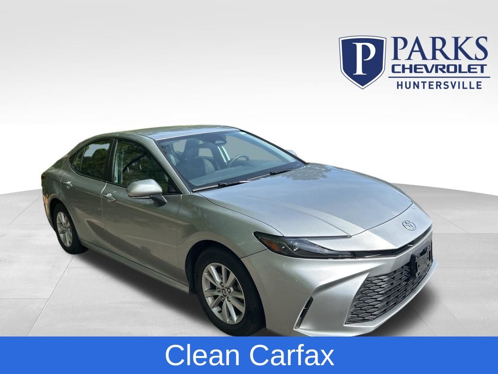 Celestial Silver Metallic 2025 Toyota Camry LE FWD Sedan Front-Wheel Drive Continuously Variable Transmission